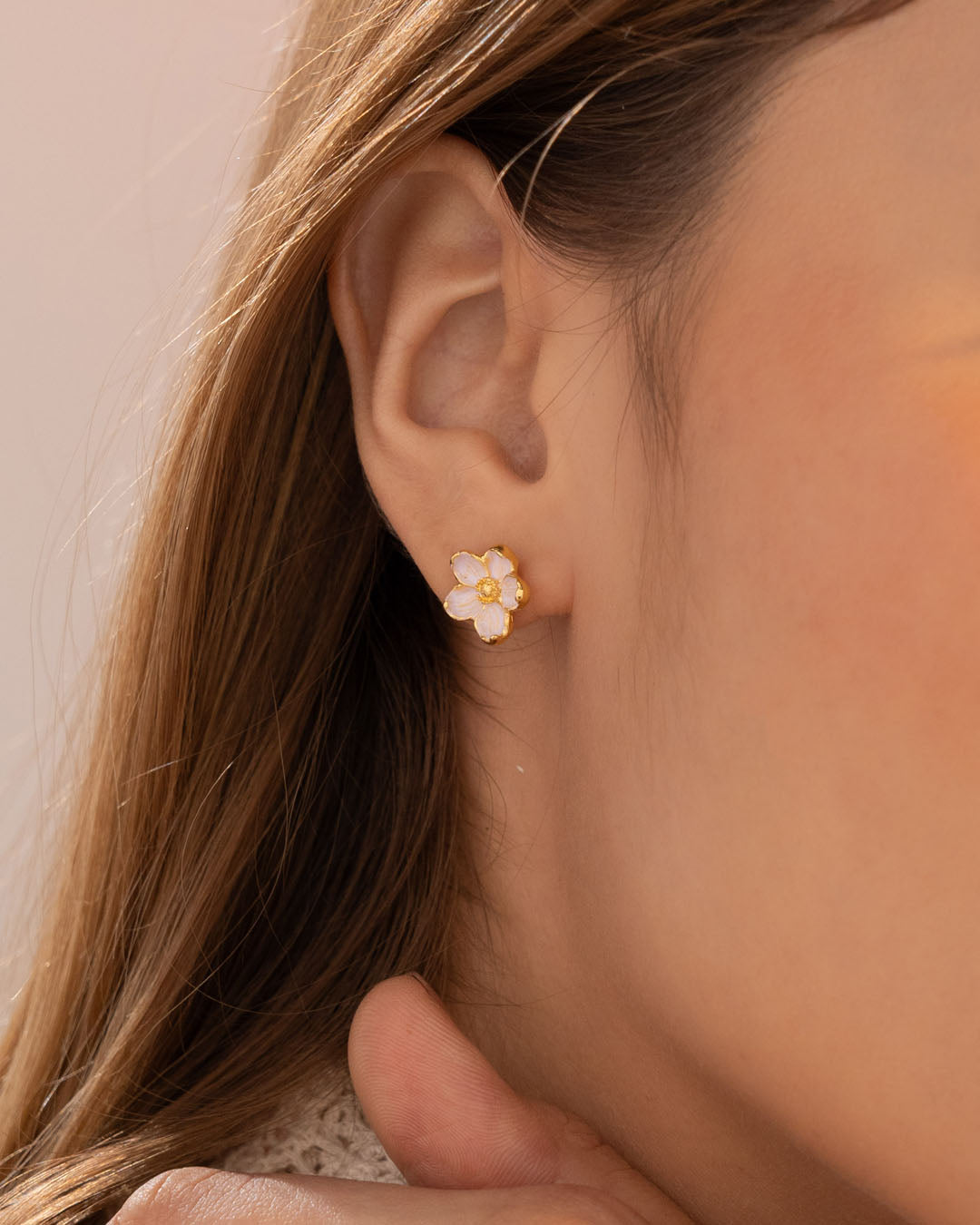 Aretes Flor Primavera – Perlina Accesorios