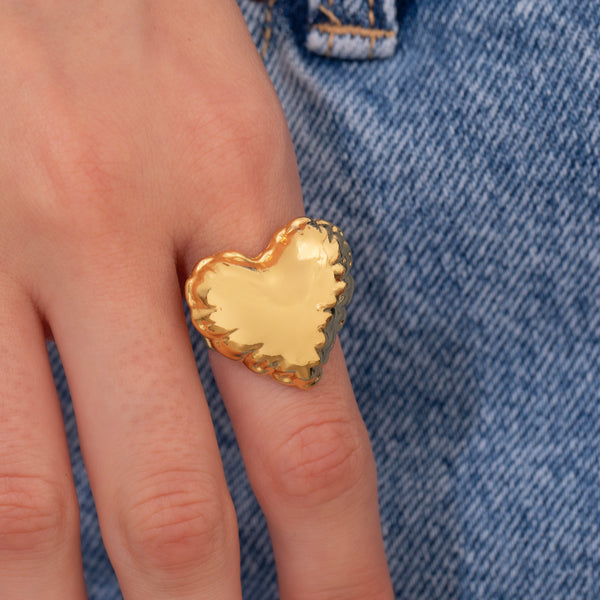 Anillo Corazón Globo By Jose Y Cami