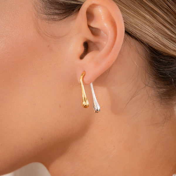 Aretes 2 En 1 Gota
