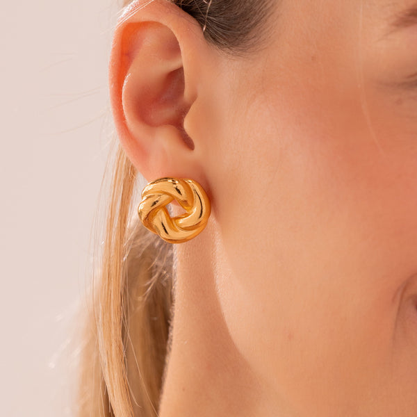 Aretes Enlazado Bold