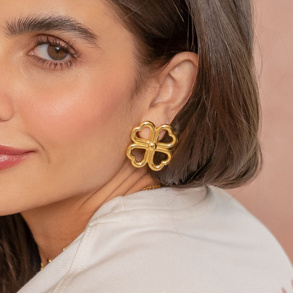 Aretes Maxi Trebol AVEMARÍA X TERS