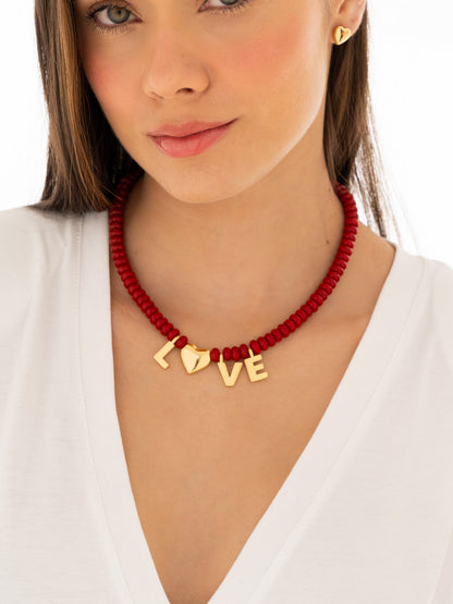 Collar Letras Love (Amor)  By Jose y Cami