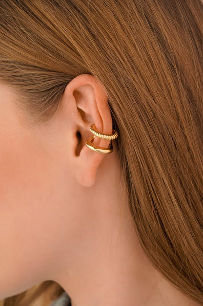 Earcuff Lazo Doble