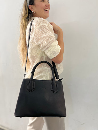 BOLSO PEQUEÑO MAMÁ NEGRO