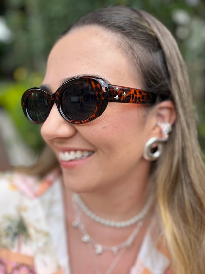 GAFAS EN ANIMAL PRINT CON LENTE OSCURO