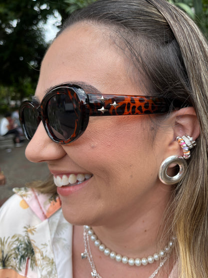 GAFAS EN ANIMAL PRINT CON LENTE OSCURO