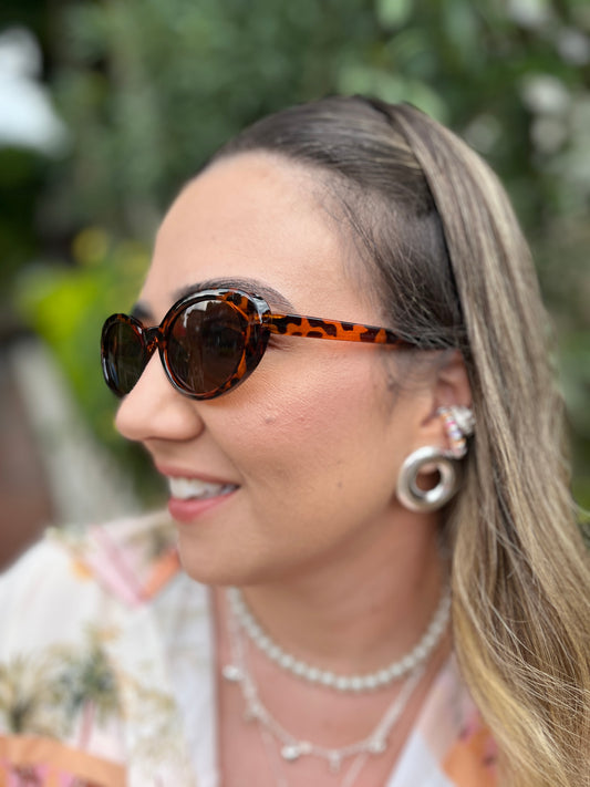 GAFAS EN ANIMAL PRINT CON LENTE OSCURO