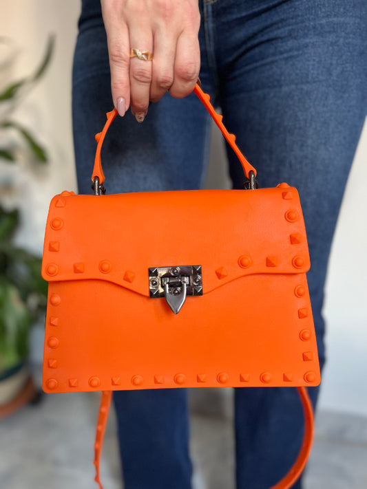 BOLSO TACHES NARANJA