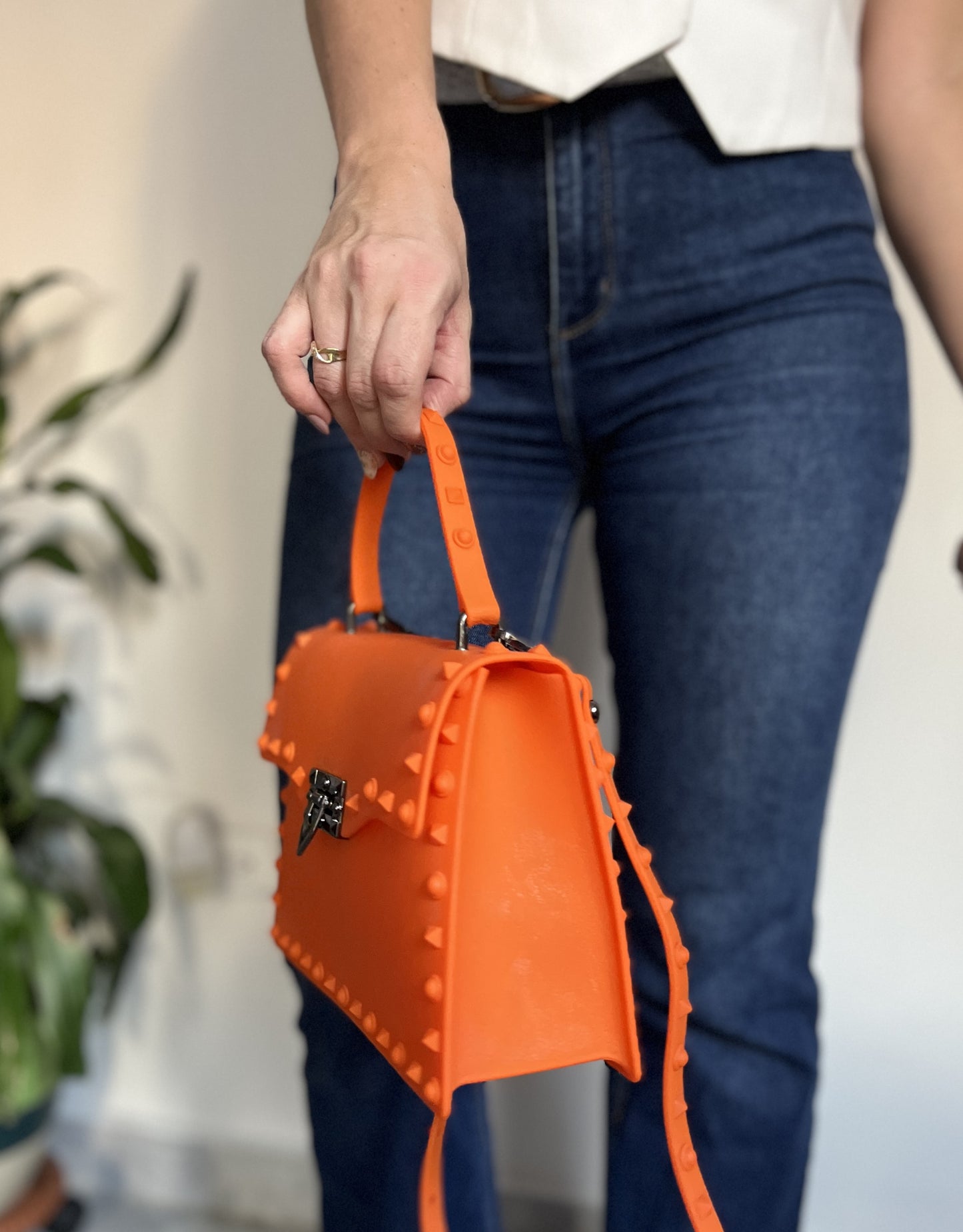 BOLSO TACHES NARANJA