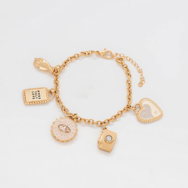 Pulsera Afirmaciones + Aretes
