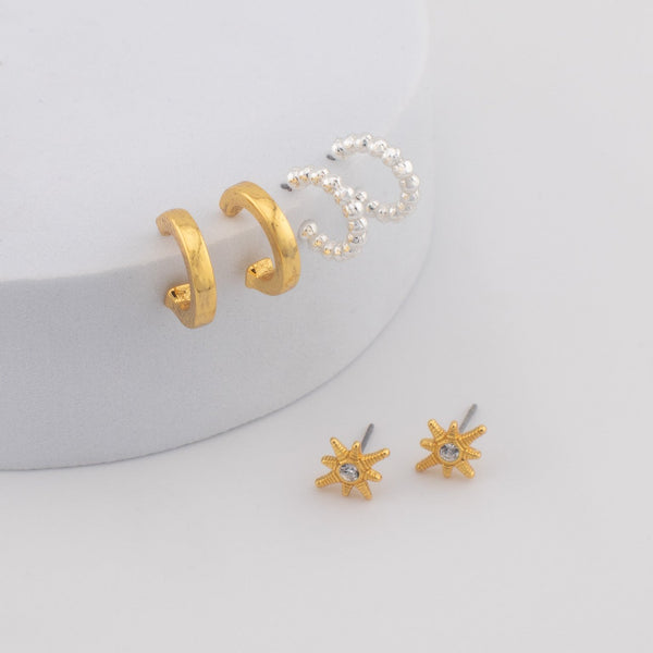 Set X3 Aretes Cristal Classic