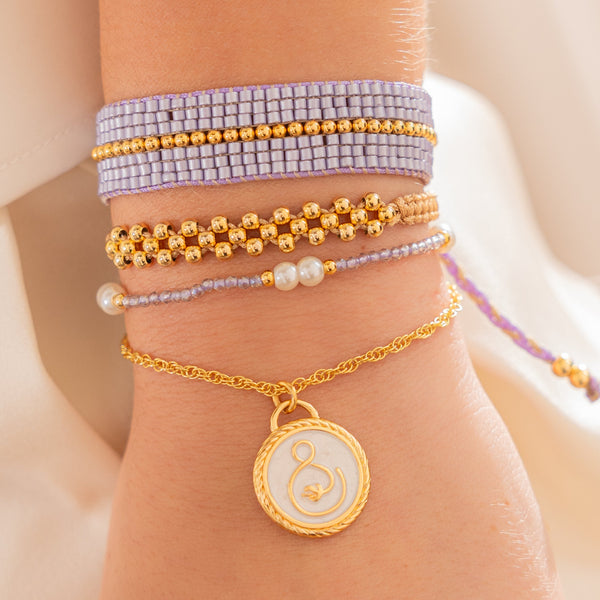 Set X3 Pulseras Corazón Enlazado + Aretes
