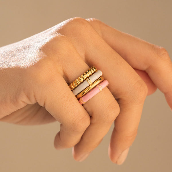 Set X4 Anillos Talla 8