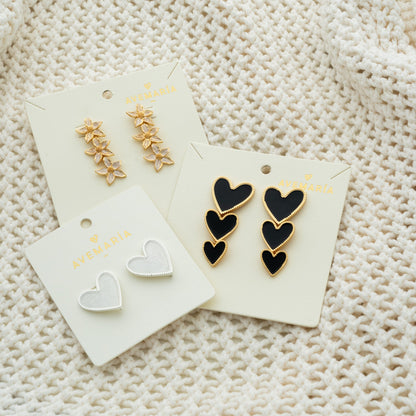 Maxi Aretes Corazón Gold