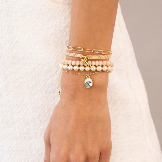 Pulsera Ola Perla