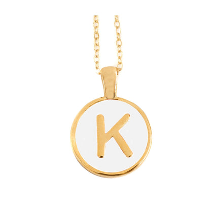 Cadena-de-letra-K-para-mujer-Ave-María-accesorios