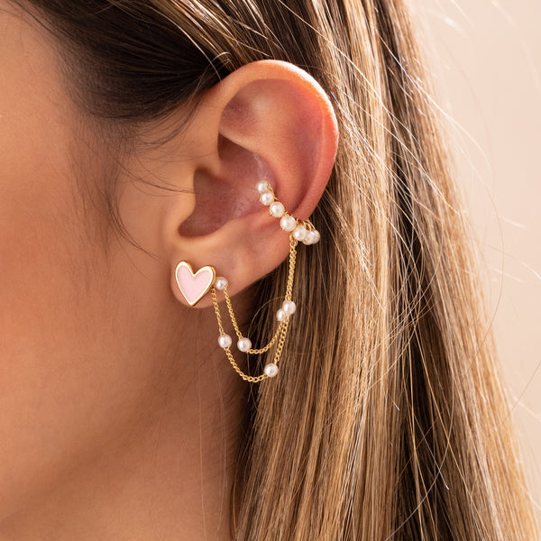 Set Arete Cuff 2 en 1 Pearlcore Alma