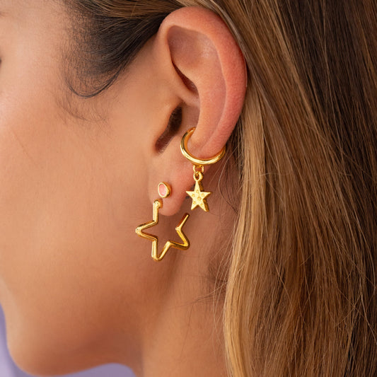 Set X3 Aretes Estrellas By Issa Vásquez